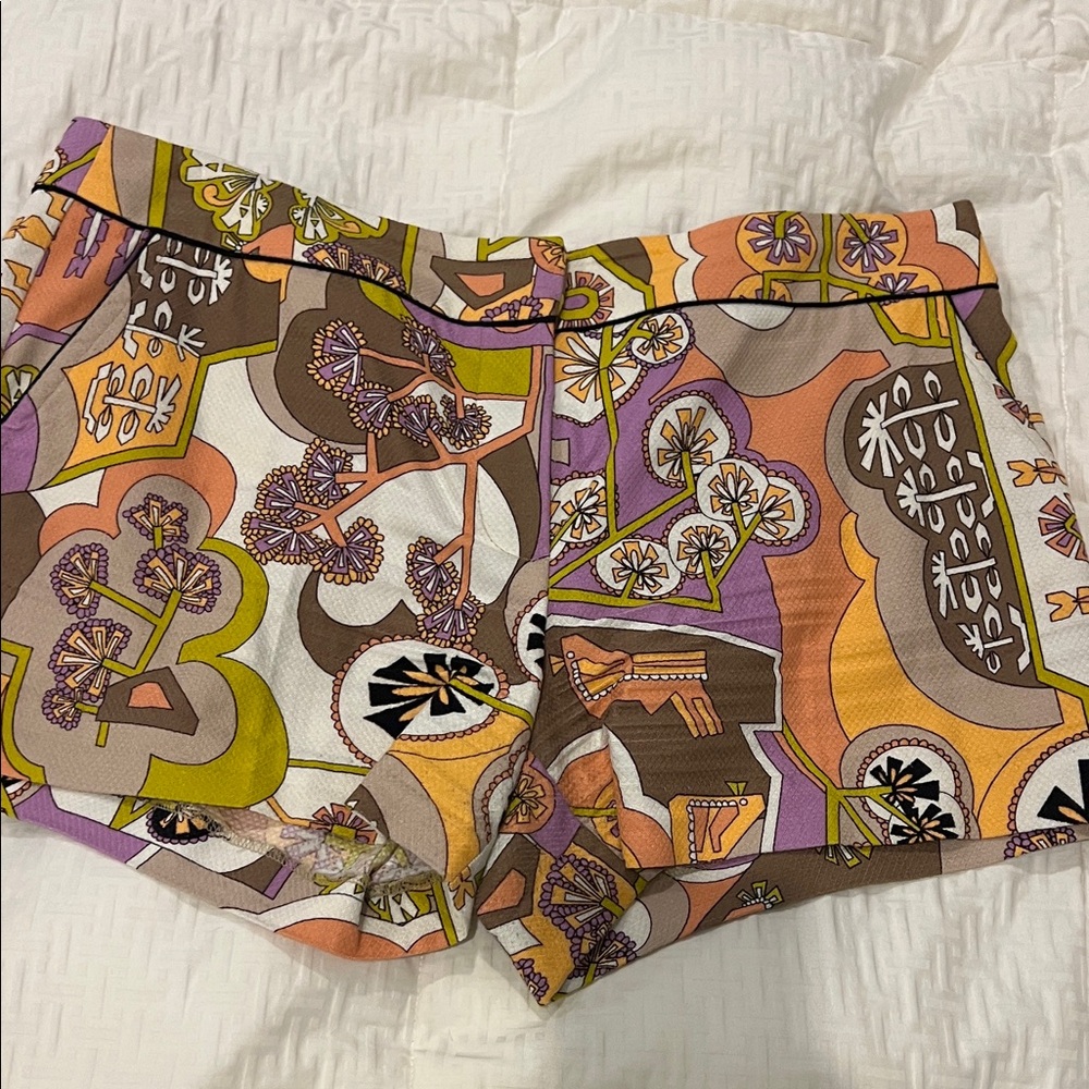 Trina Turk Colorful Patterned Women Shorts